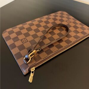 Louis Vuitton Damier Ebene Clutch Wristlet